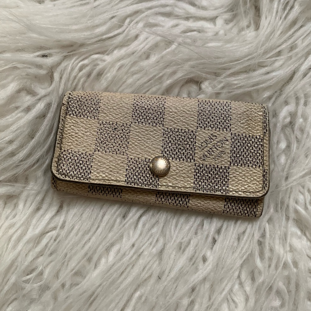 Louis Vuitton Damier Azur Key and Card Holder